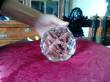 Crystal Ball, Palla o goccia o pendente di cristallo al piombo sfaccettata 100 mm lavorata a mano