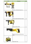 Stock elettroutensili Dewalt, Black&Decker, Stanley 122 pezzi