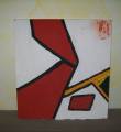 Dipinto astratto cartongesso 