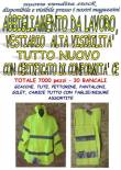 Vendita stock abbigliamento da lavoro e alta visibilità 7000pz