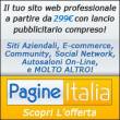 Pagine italia realizza siti internet con lancio pubblicitario