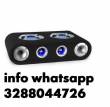 Subwoofer auto attivo impianto tuning led blu woofer 2x16,5cm