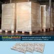 Bancale scatole pizza 45x45x5 chiusura italiana 1800 pz