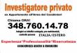 Investigatore privato  (PARMA) rintracci, assenteismo,infedelt coniugale,amicizie, Tutta Italia