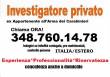 Investigatore privato  (PARMA) rintracci, assenteismo,infedelt coniugale,amicizie, Tutta Italia