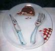 PIATTO PIZZA DIPINTO A MANO