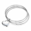 BRACCIALE TIFFANY 3 CERCHI CON CUORE